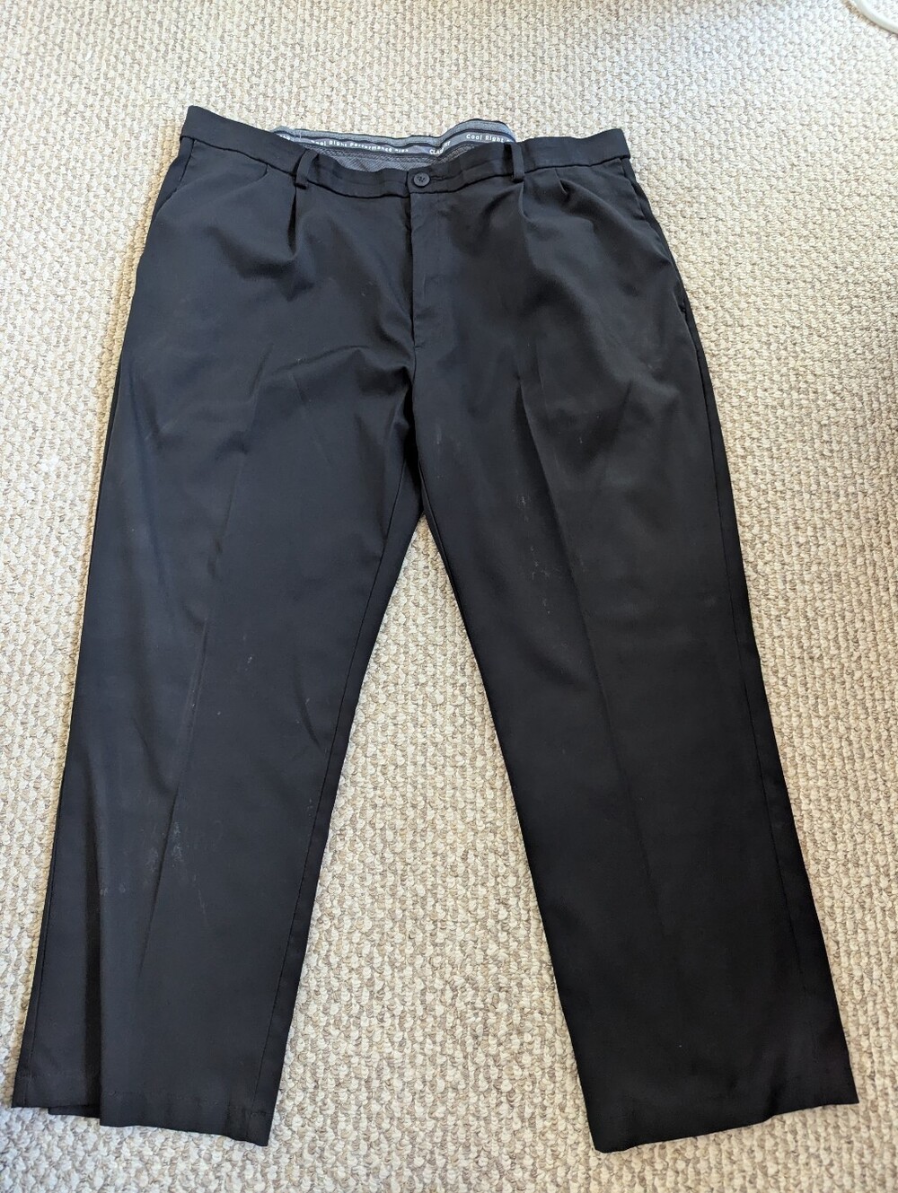 🖤 2 Black Dress Pants Men 44x29 And  46x29 STYLUS Lot Work Pants 🖤